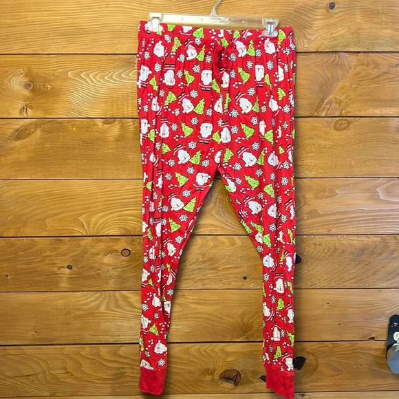 unbranded Other - Christmas pajama bottoms Mens‎ XL HOLLY JOLLY Happy Holidays sleepwear